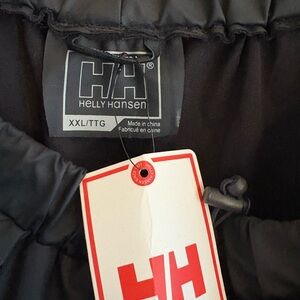 NWT Helly Hansen Men’s XXL Black Voss  Rain Pants